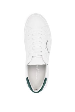 Sneakers Temple Men, White Green PHILIPPE MODEL | BTLUVEW2